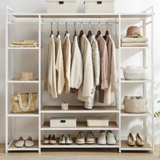 Lewis 12 Shelf Clothing Rack
