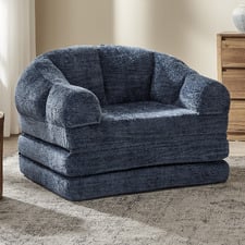 Drima Single Chenille Fold Out Sofa Bed