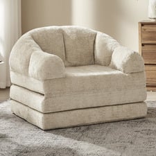 Drima Single Chenille Compressed Fold Out Sofa Bed