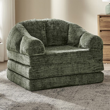 Drima Single Chenille Compressed Fold Out Sofa Bed