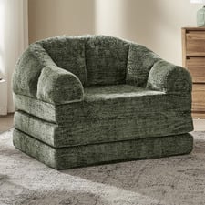 Drima Single Chenille Fold Out Sofa Bed