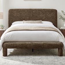 Leon Chenille Bed Frame