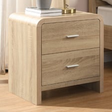 Rhyder 2 Drawer Bedside Table