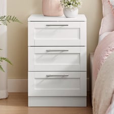 Morana 3 Drawer Bedside Table