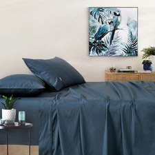 Ava Vintage Washed Cotton Sheet Set