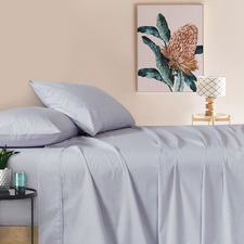 Silver Ava Vintage Washed Cotton Sheet Set
