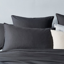 Ava Vintage Washed Cotton Standard Pillowcases (Set of 2)