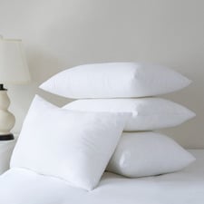 4 Piece Family Pack Microfibre Standard Pillow Set
