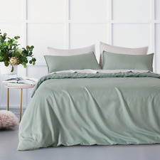 Sage Bettina Bamboo & Microfibre Quilt Cover Set