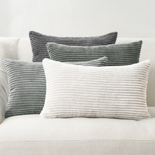 4 Piece Ardian Corduroy Velvet Lumbar Cushion Cover Set