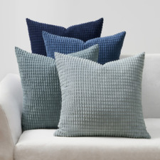 4 Piece Corn Grain Cuthbert Velvet Cushion Cover Set