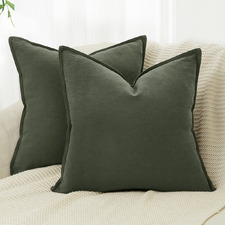 Pipetio Linen & Cotton Cushion Covers (Set of 2)