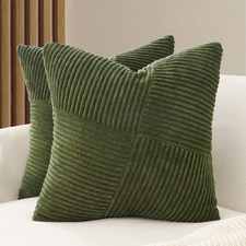 Windmill Ribbed Velvet Cushion Covers (Set of 2)
