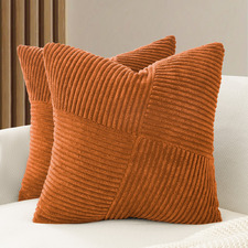 Windmill Ribbed Velvet Cushion Covers (Set of 2)