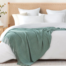 Fassett Knitted Throw