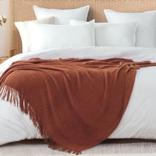 Fassett Knitted Throw