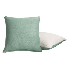 Berryl Teddy Sherpa Velvet European Pillowcases (Set of 2)