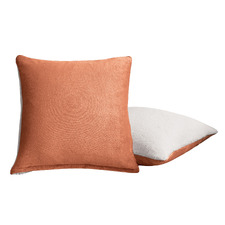 Berryl Teddy Sherpa Velvet European Pillowcases (Set of 2)