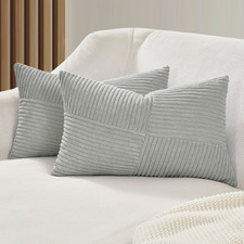 Anya Corduroy Velvet Cushion Covers (Set of 2)