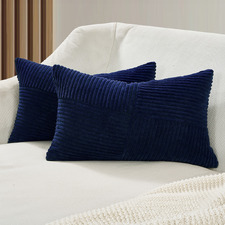 Anya Corduroy Velvet Cushion Covers (Set of 2)