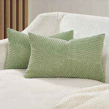 Anya Corduroy Velvet Cushion Covers (Set of 2)