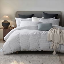 Grey Wonder Jersey Cotton Quilt Cover Set