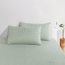Eliora Yarn-Dyed Washed Microfibre Standard Pillowcases (Set of 2)