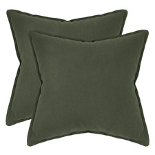 Selah Cotton & Linen European Pillowcases (Set of 2)