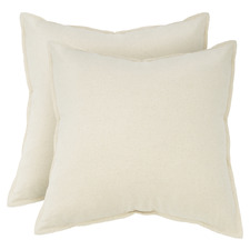 Selah Cotton & Linen European Pillowcases (Set of 2)