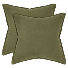 Selah Cotton & Linen European Pillowcases (Set of 2)