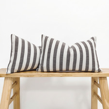Brianna Rectangular Linen & Cotton Cushion Covers (Set of 2)