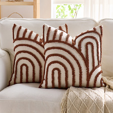 Enya Chenille Cushion Covers (Set of 2)