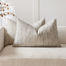 Greta Rectangular Boucle Cushion Covers (Set of 2)