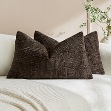 Caitlyn Rectangular Chenille Cushion Covers (Set of 2)