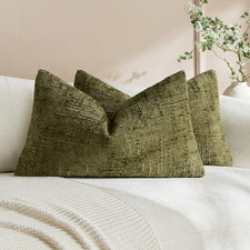 Caitlyn Rectangular Chenille Cushion Covers (Set of 2)