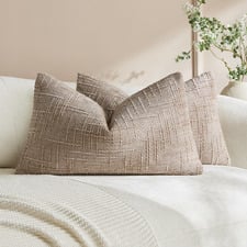 Caitlyn Rectangular Chenille Cushion Covers (Set of 2)