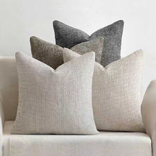 4 Piece Kenzie Chenille Cushion Cover Set
