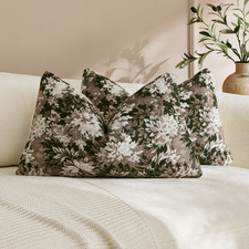 Lilymae Rectangular Chenille Cushion Covers (Set of 2)