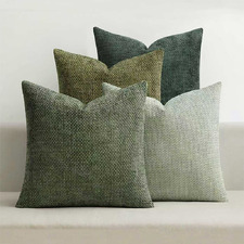 4 Piece Kenzie Chenille Cushion Cover Set
