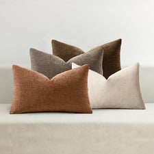 4 Piece Bryce Chenille Rectangular Cushion Cover  Set