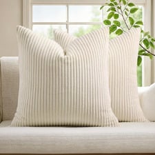 Gracie Corduroy Velvet Cushion Covers (Set of 2)