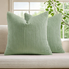 Gracie Corduroy Velvet European Pillowcases (Set of 2)