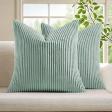 Gracie Corduroy Velvet Cushion Covers (Set of 2)