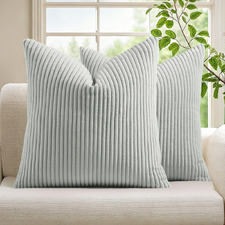 Gracie Corduroy Velvet Cushion Covers (Set of 2)
