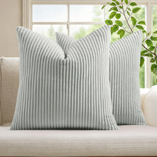 Gracie Corduroy Velvet European Pillowcases (Set of 2)