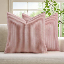 Gracie Corduroy Velvet Cushion Covers (Set of 2)