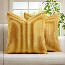 Gracie Corduroy Velvet Cushion Covers (Set of 2)