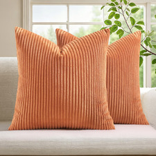 Gracie Corduroy Velvet Cushion Covers (Set of 2)
