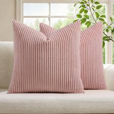 Gracie Corduroy Velvet European Pillowcases (Set of 2)