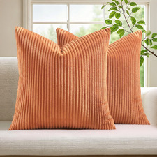 Gracie Corduroy Velvet European Pillowcases (Set of 2)
